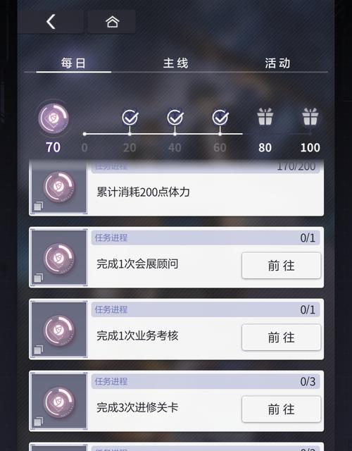 最终王冠每日任务活跃度详解（掌握每日任务，提高活跃度，赢得更多奖励）