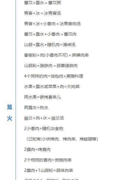 《妄想山海》游戏中的盐烤鱼肉制作攻略（游戏玩家必读！如何在《妄想山海》中制作美味盐烤鱼肉）