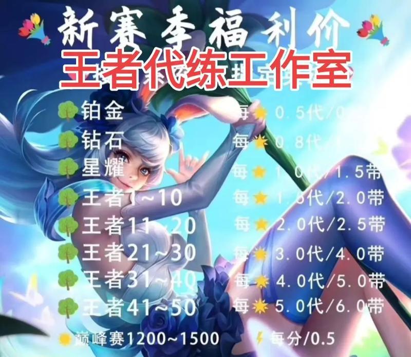 王者荣耀代炼连胜单排费用是多少？价格合理吗？