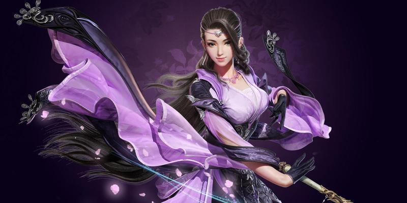 手游中紫色衣服女生角色名是什么？