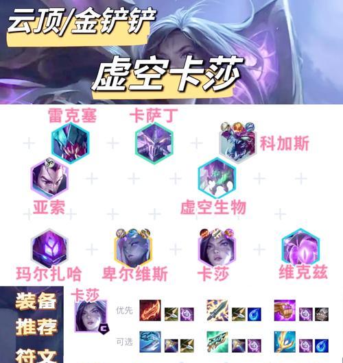 卡莎新赛季推荐装备有哪些？