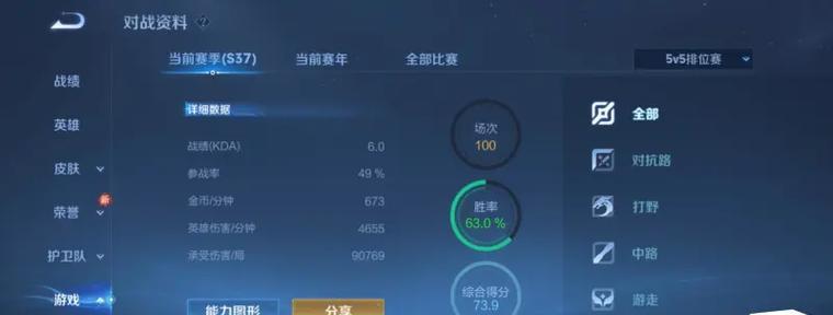王者荣耀51场什么实力？胜率如何计算？