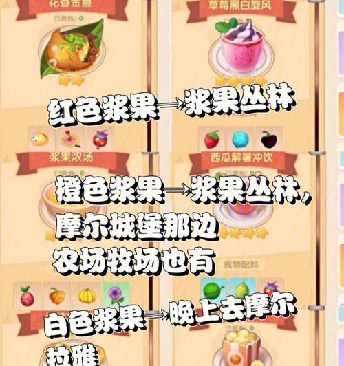摩尔庄园浆果捞的制作方法是什么？制作浆果捞需要哪些材料？