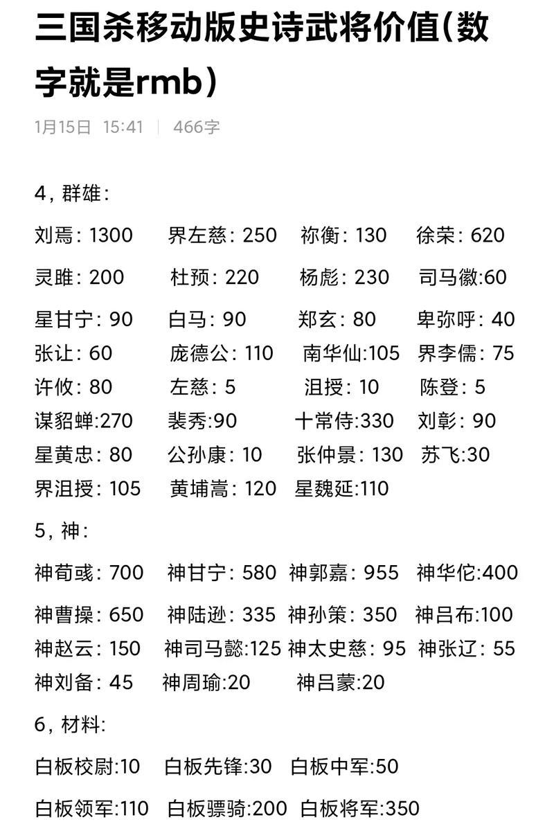 三国杀武将重做后玩家会得到什么补偿？补偿内容有哪些？