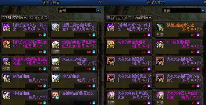 dnf胶囊提供的装备有哪些？