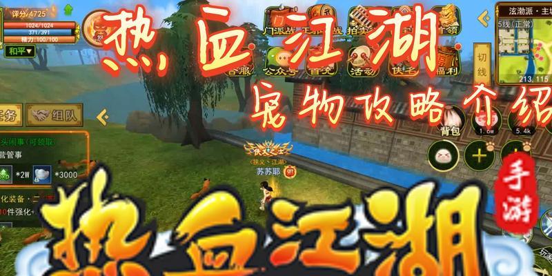 热血江湖手游宠物升到20级的方法是什么？