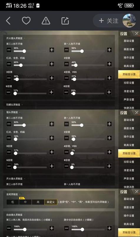 CF中高敏玩家的灵敏度设置是多少？如何调整到最佳状态？