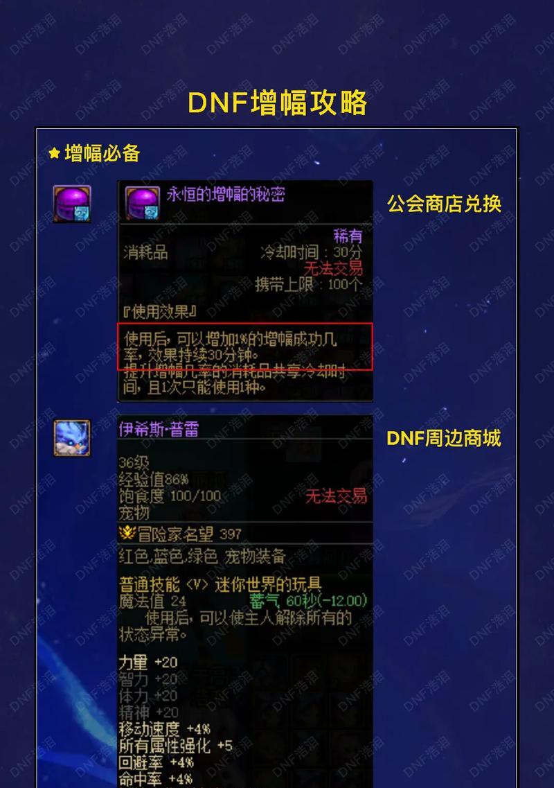 dnf一次性增幅器的用途是什么？