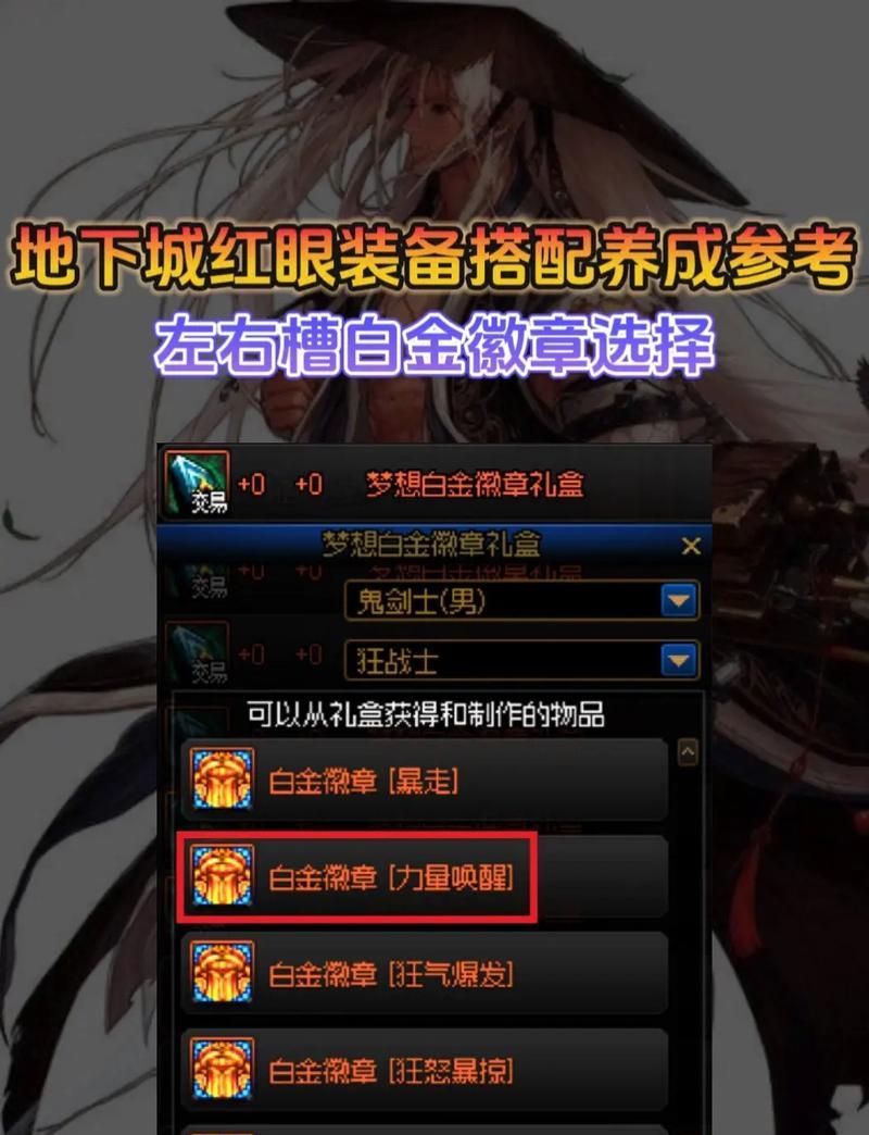 地下城买什么徽章？如何选择？