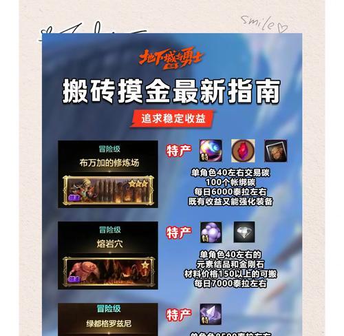 在地下城搬砖的体验如何？搬砖能带来哪些收益？