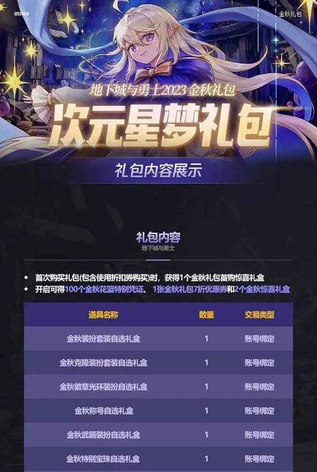 DNF礼包什么时候更新？礼包内容有哪些值得关注？